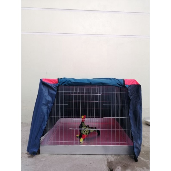 Khay tôn 80x80 cho lồng gà chọi