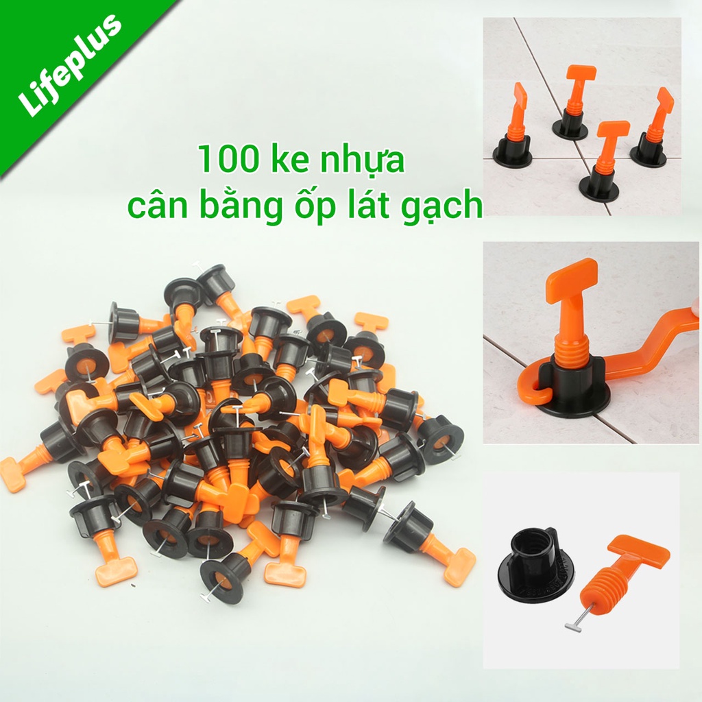 1 túi 50 chiếc ke cân bằng lát gạch chữ T