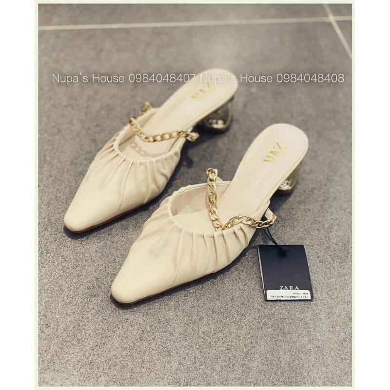 Sục kem xích vàng gót vàng