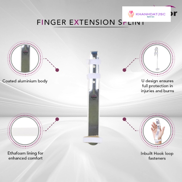 Nẹp cố định ngón tay dạng thẳng Tynor F03