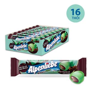 Kẹo Alpenliebe hương choco mint lốc 16 thỏi x 26g