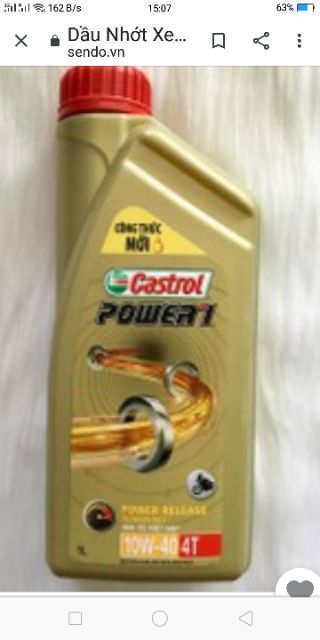 Dầu nhớt Castrol power 1 4T 10W40