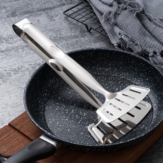 🔥 Bản Lớn 🔥 Kẹp Lỗ inox Gắp Thức Ăn Xẻng Lật Thực Phẩm Thép Không Gỉ SUS 304 Kiên Cố