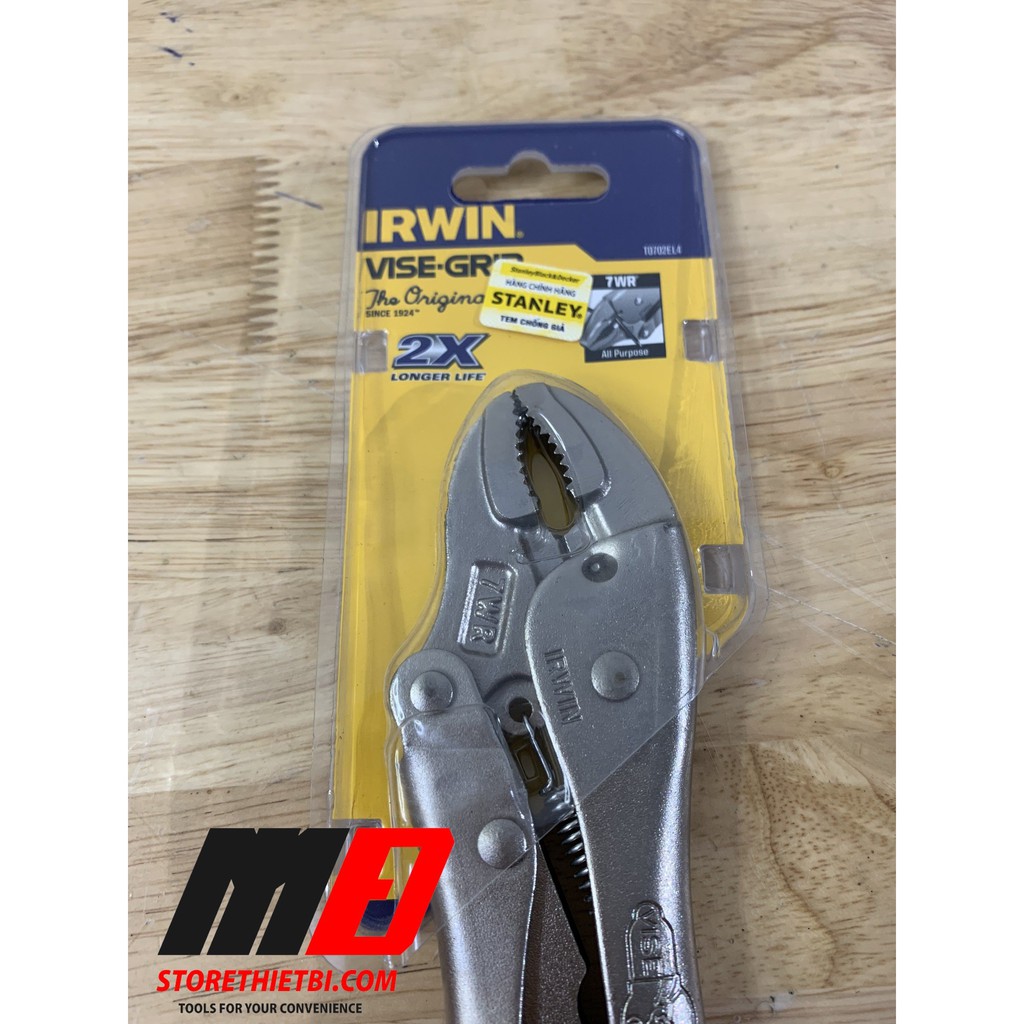 T0702EL4 Kìm bấm chết cao cấp chính hãng Irwin 7&quot;