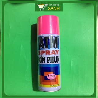 Sơn xịt atm màu hồng a299, 400ml