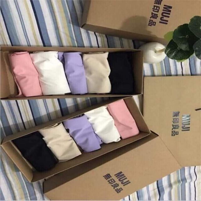 HỘP 5 Quần Lót Nữ Muji Thông Hơi Vải Mát Lạnh | BigBuy360 - bigbuy360.vn