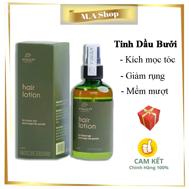 Tinh Dầu Bưởi Vi Jully - Kích Mọc Tóc &amp; Dưỡng Tóc Dày Khỏe Không Bết Tóc - Chai 100ml giá tốt/giá rẻ