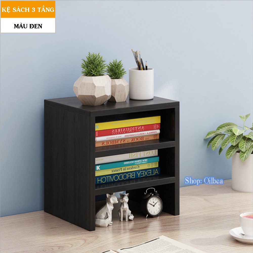 Kệ Sách Tủ Giá Sách Để Bàn Decor Trang Trí Bàn Làm Việc Học Tập