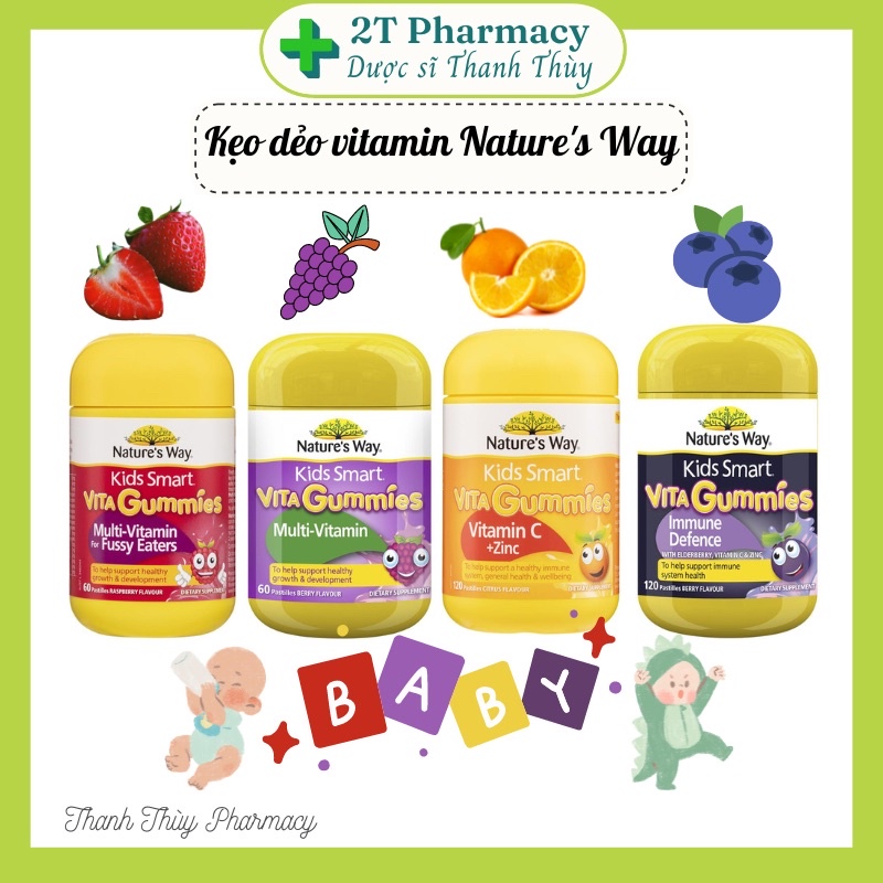Kẹo dẻo Gummies Nature’s way cho bé