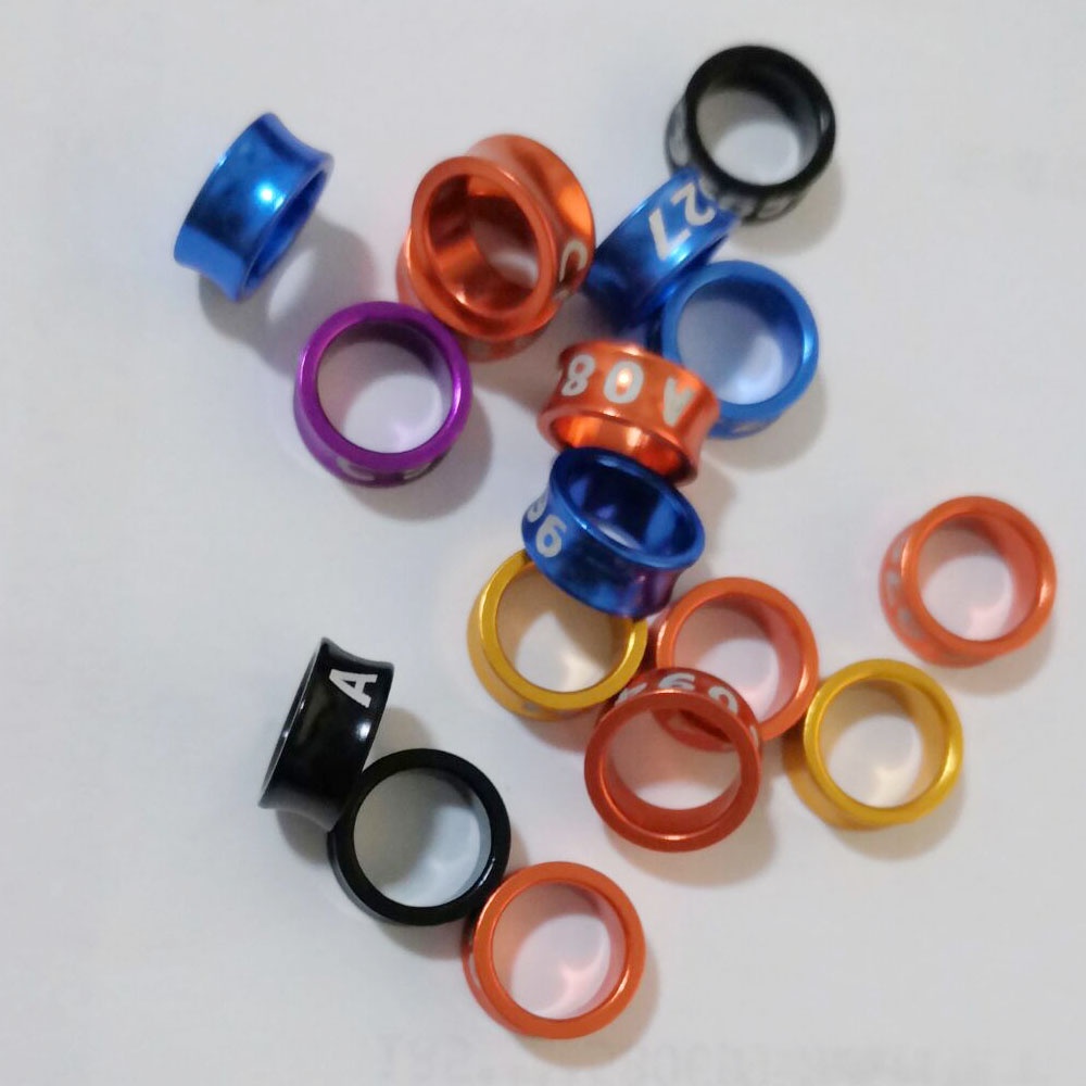 Bộ 20 Vòng Khuyên Gắn Chân Chim Kích Thước 3.3mm Đến 8mm