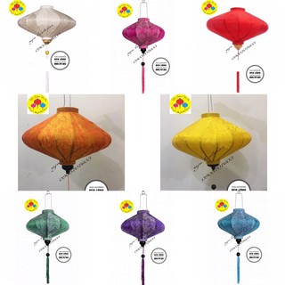 đèn lồng đĩa bay hội an vải lụa (30,40,45cm)