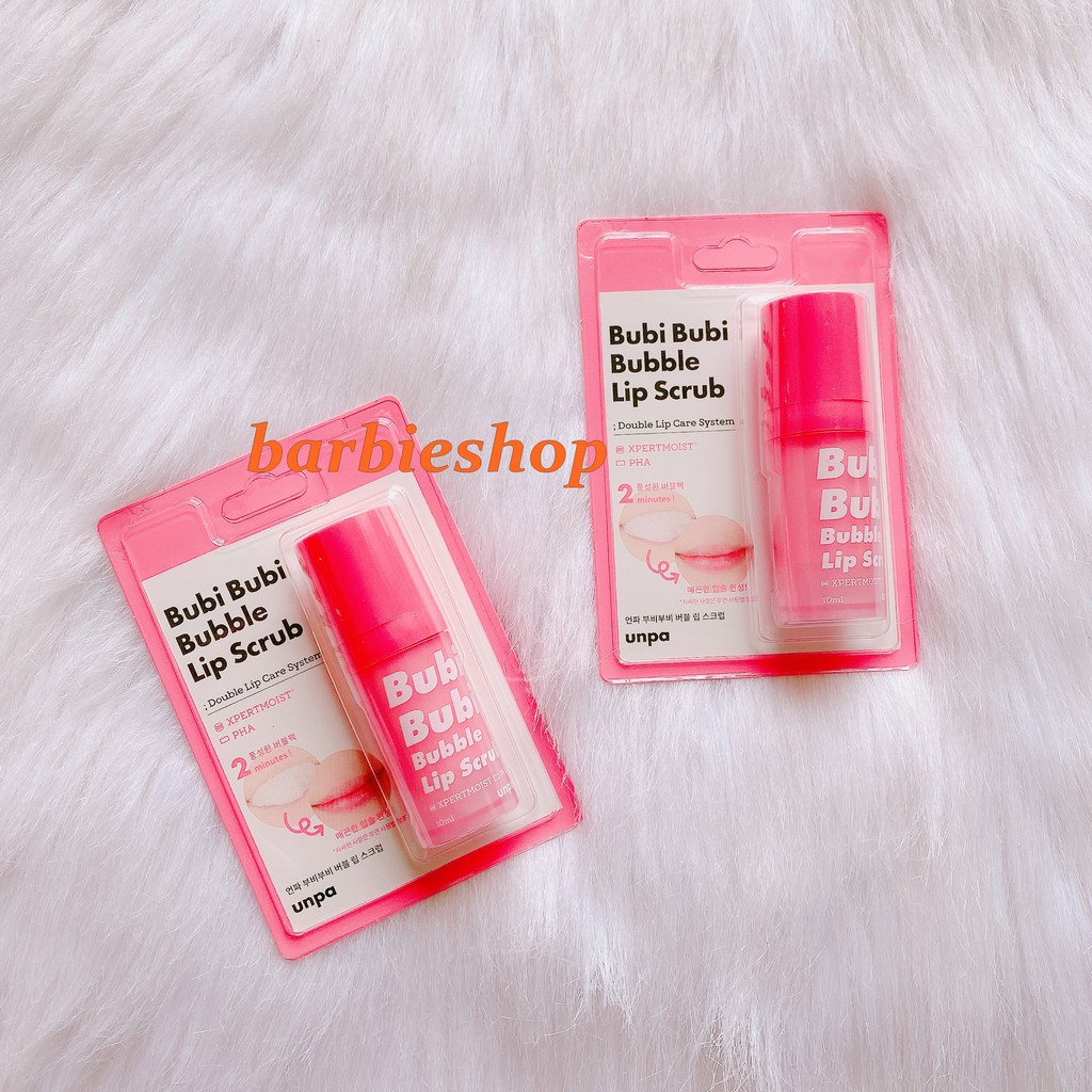 GEL TẨY TẾ BÀO CHẾT + THẢI ĐỘC CHÌ MÔI BUBI BUBI LIP 12ML mẫu mới