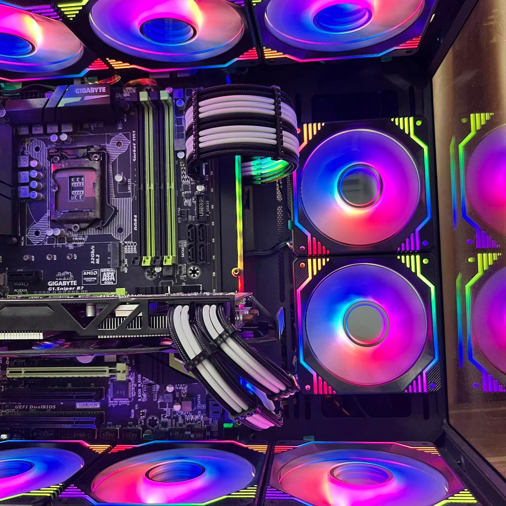 Bộ Dây Nguồn Nối Dài Bọc Dù Colorful Mod Màu Trắng Đen - Hàng FullBox