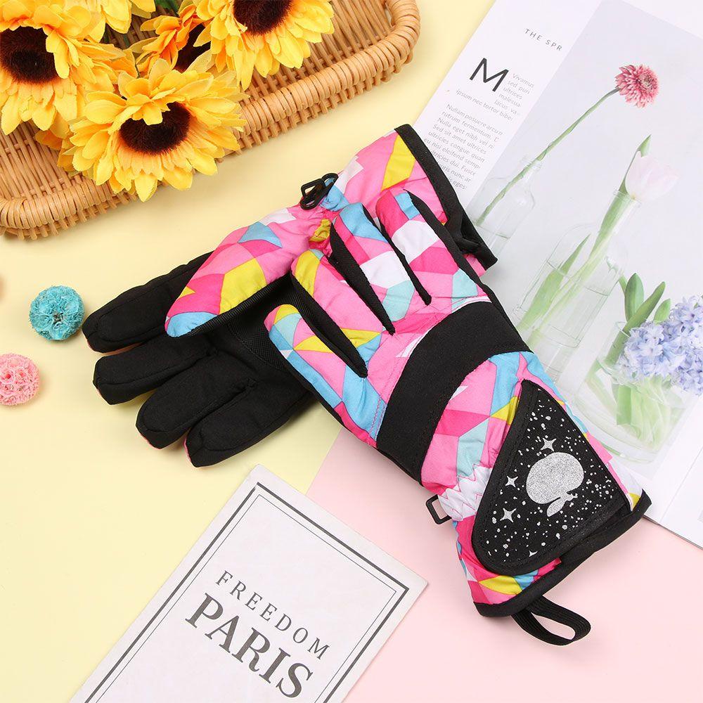 Găng Tay Trượt Tuyết Chống Trượt Giữ Ấm Cho Bé