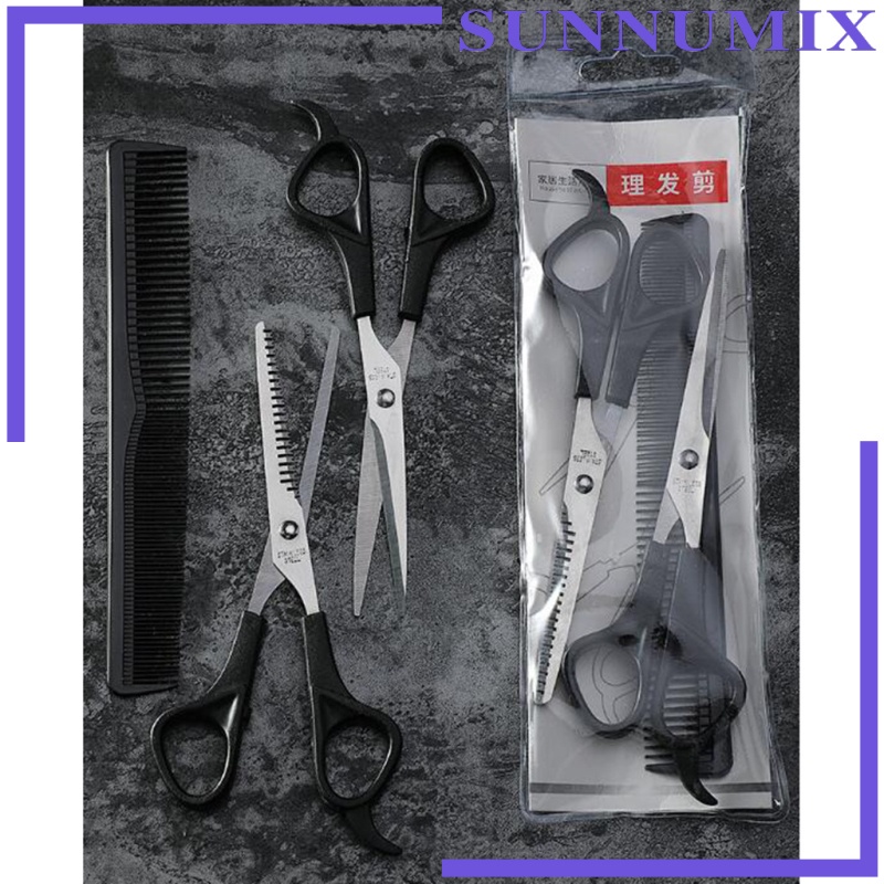 Kéo Cắt Tóc Kèm Lược Chuyên Dụng Cho Salon Làm Tóc