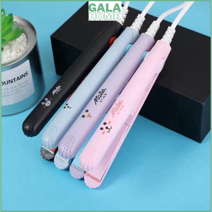 Máy uốn tóc mini Máy làm tóc mini hình thú cute nhỏ gọn tiện lợi GALA HOME