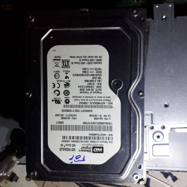 Ổ cứng wd 160 ghi đen ổn định