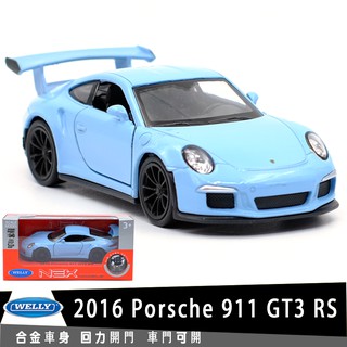 Willie WELLY 2016Porsche 911 GT3RS Hợp Kim Được Ủy Quyền Mẫu Xe 1: 36 Kéo Lại Cửa Mở Bé Trai Đồ Chơi Hợp Kim Trang Trí Ô Tô Bộ Sưu Tập Quà Tặng Đồ Trang Trí
