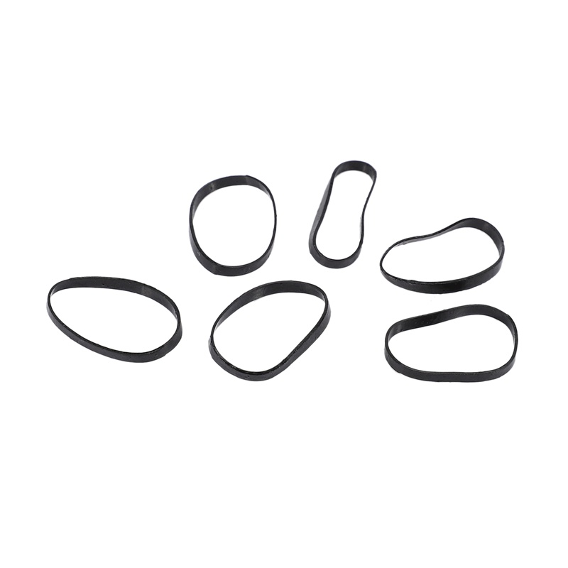 Set 500 dây thun cột tóc màu đen tiện dụng dành cho nữ