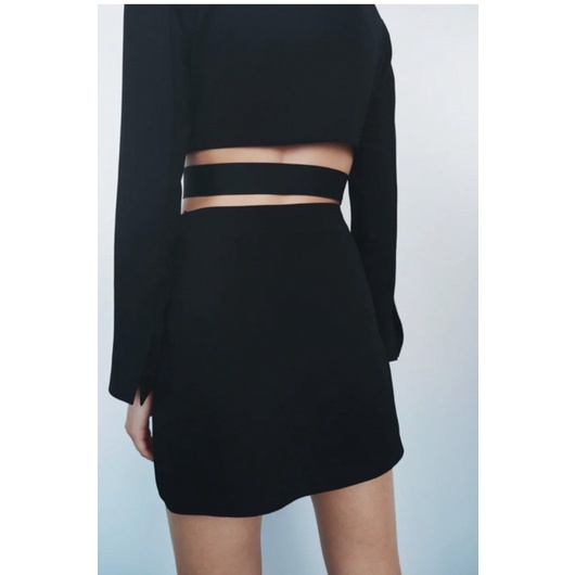 Đầm vest cut out eo tay dài tqxk