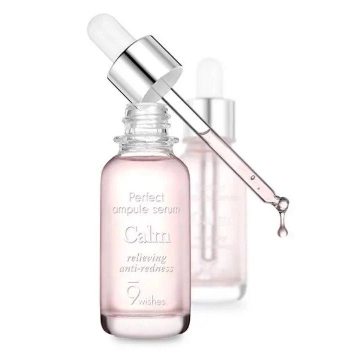 [Tem Chính Hãng] Tinh chất làm dịu da 9 Wishes Calm Ampule Serum Hàn Quốc 25ml