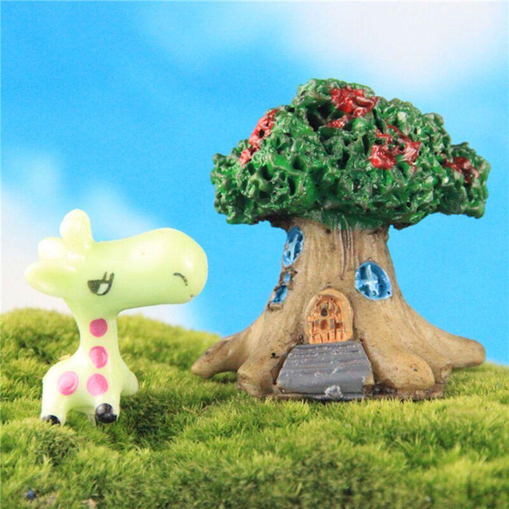 Đồ trang trí Tượng NICKOLAS Mini Bằng Nhựa Resin Trang Trí Sân Vườn DIY