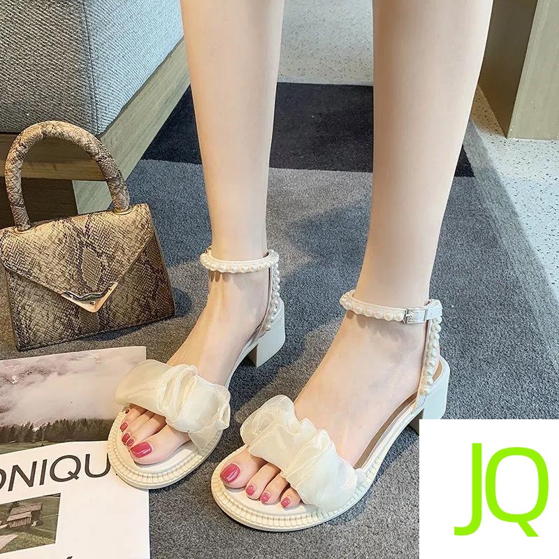 Giày cao gót đế dày phong cách mới mùa hè 2022 cho nữ