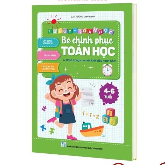 Sách - Bé chinh phục toán học tư duy toán học cho trẻ từ 4-6 tuổi