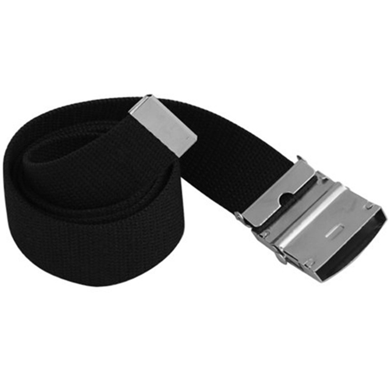 Thắt Lưng Vải Màu Đen 38mm Cho Nam