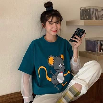 Áo phông chuột siêu xinh