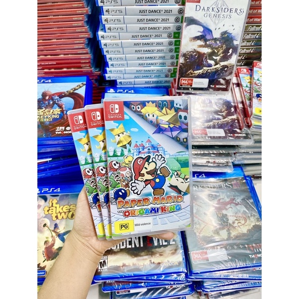 Thẻ Game Nintendo Switch: Paper Mario The Origami King
