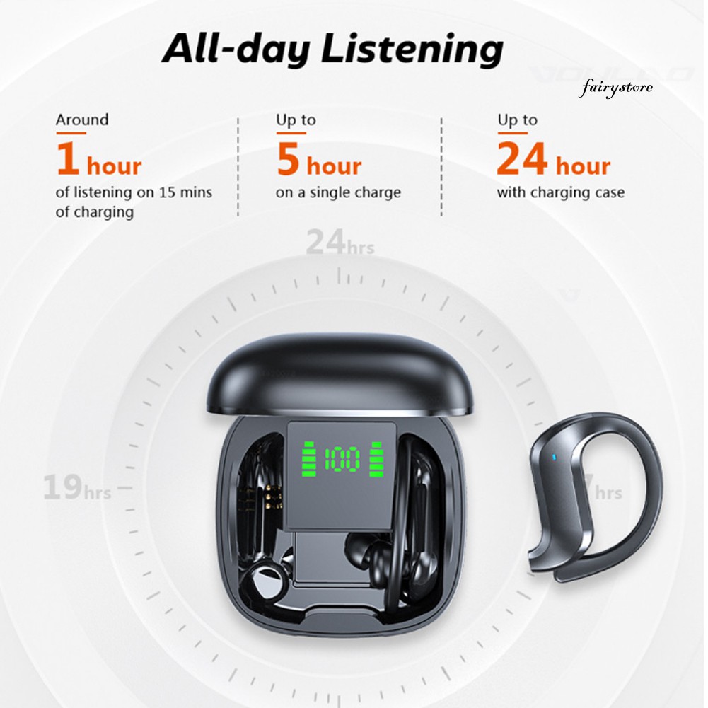 Tai Nghe Bluetooth 5.0 Không Dây Fs + Md03 Tws Với Hộp Sạc