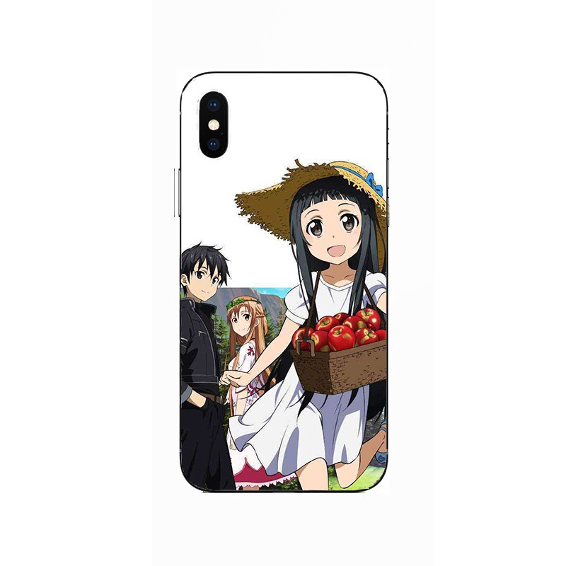 Ốp điện thoại họa tiết Sword Art Online cho Wiko Y50 Y60 Y62 Y70 Sunny 2 3 4 Plus Mini Power U10 U20