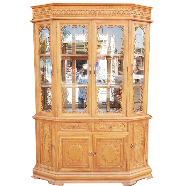 TỦ RƯỢU GỖ GÕ ĐỎ 1.4M HÀNG CHUẨN XUẤT KHẨU MẪU ĐẸP, TỦ GỖ GÕ CÁNH CONG