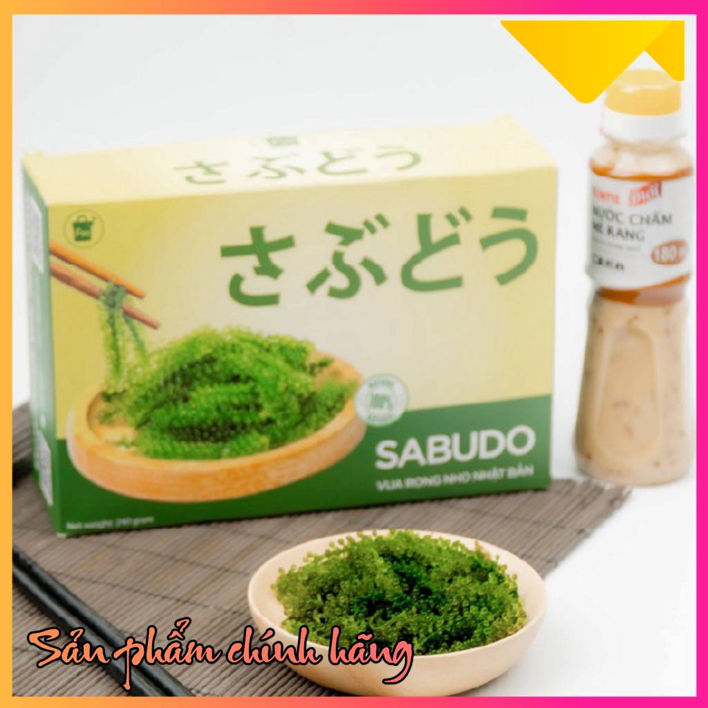 Rong nho tươi tách nước SABUDO 1 hộp 240gram