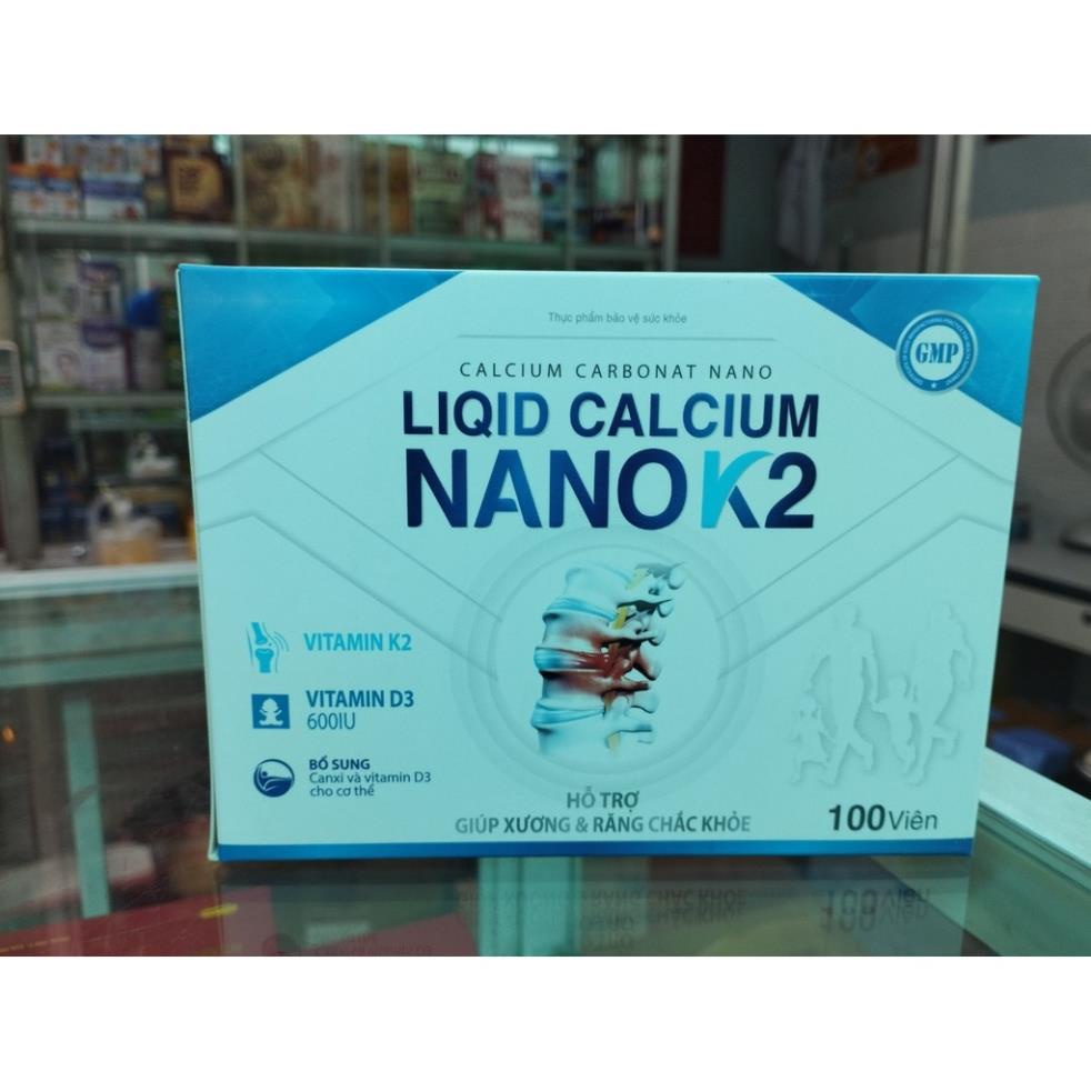 Liqid Calcium nano K2 phát triển chiều cao, kích thích ăn ngon, cho xương và răng chắc khoẻ chống còi xương, loãng xương
