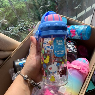 Bình nước Smiggle cao cấp 430ml cho bé đi học mẫu giáo