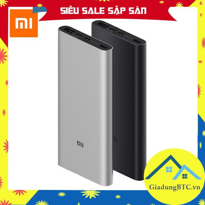 Sạc dự phòng Xiaomi Gen 3 10000mAh Type-C QC 18W , Bản Quốc Tế Sạc Nhanh, hỗ trợ sạc hai chiều, bảo hành 6 tháng