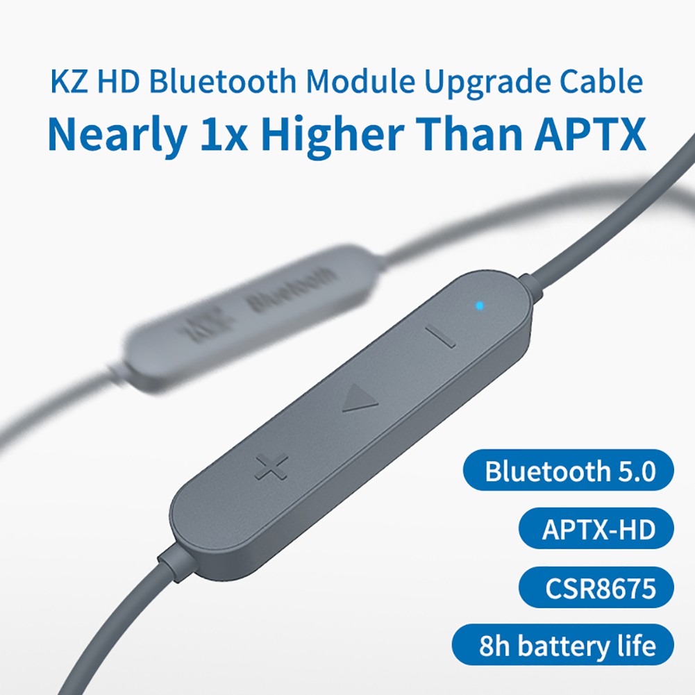 KZ 0.75mm B/C Pin Bluetooth 5.0 Earphones Cable for ZST/ZS10 ZSN/ZSNpro/ZS10pro