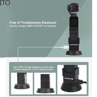 Đế sạc nhanh kết nối Type-C cho DJI Osmo Pocket ito