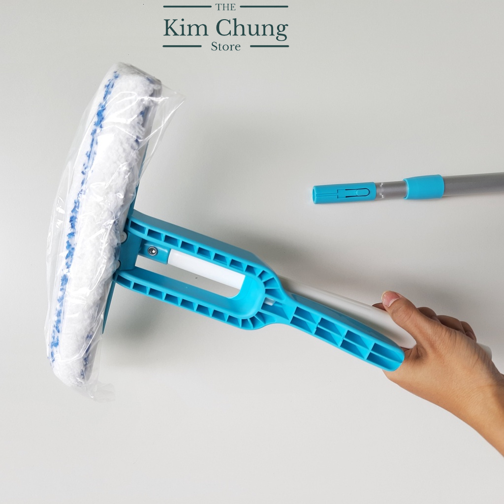 Cây Lau Kính Lock&Lock Extendable Squeegee ETM418 Cán Dài Điều Chính Tới 1.2m - Hàng chính hãng