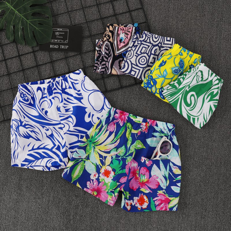 Quần Short 100% Cotton Mỏng Thoáng Khí Phong Cách Hàn Quốc Mới Năm 2023 Cho Bé