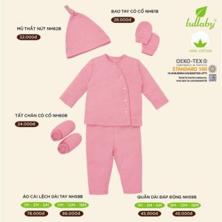 [LULLABY] Quần áo sơ sinh mẫu 2019 [Chính hãng]