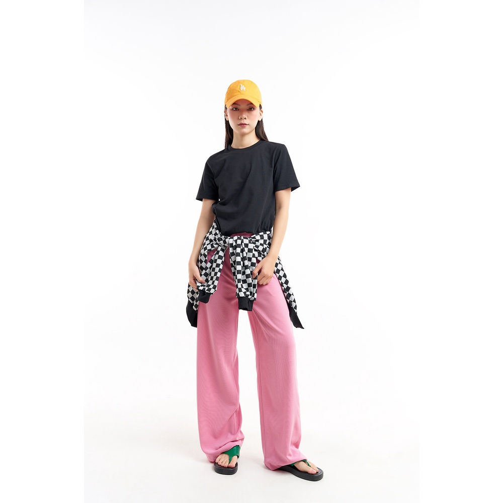DOTTIE - Quần dài ống rộng nữ hồng Q0274