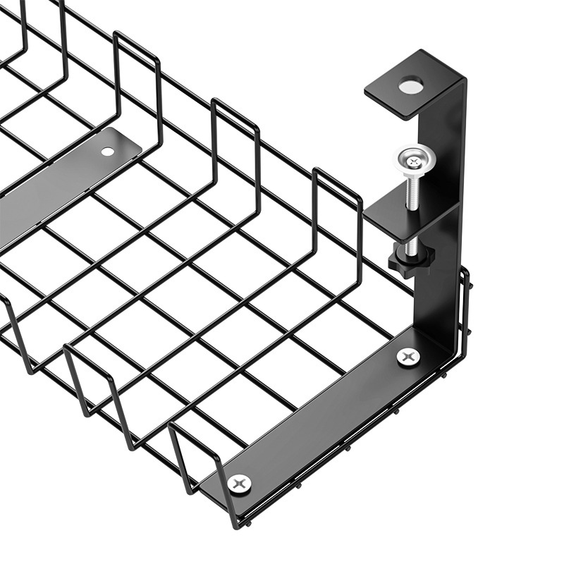 Giá treo đồ 33cm SOSAMA giá đựng đồ gắn đáy bàn làm việc, bàn học đựng đồ công nghệ, củ sạc đa năng HG-001411