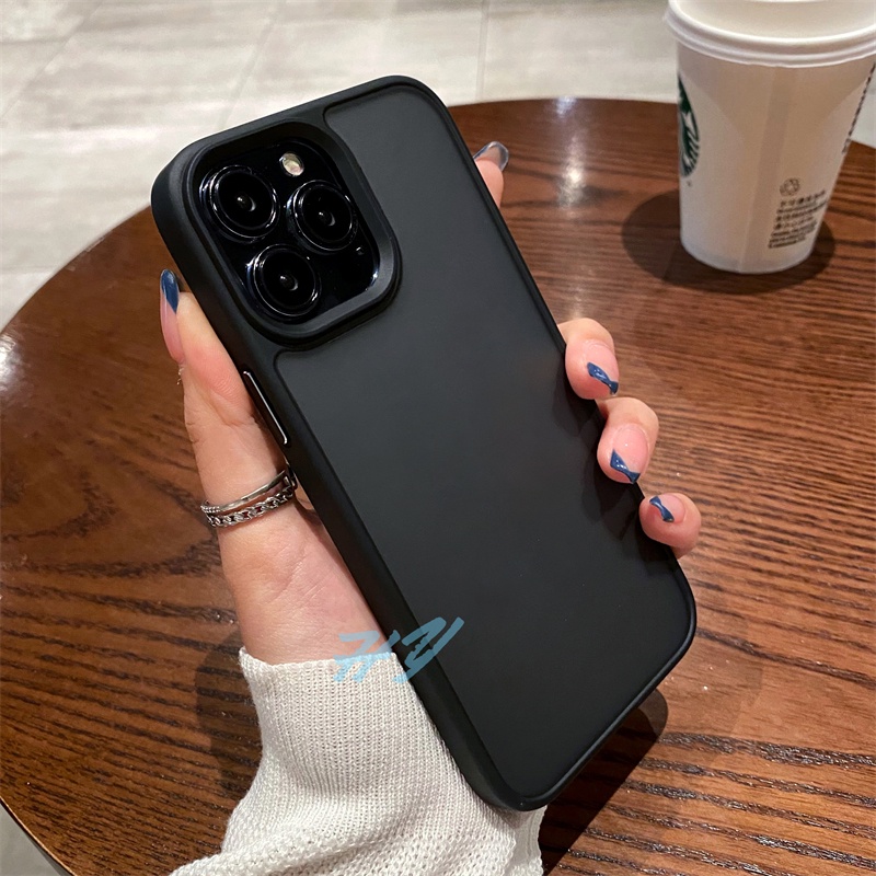 Ốp Điện Thoại Cứng Màu Nhám Chống Bám Vân Tay Thân Thiện Với Da Chất Lượng Cao Cho iPhone 11 12 13 Pro Max