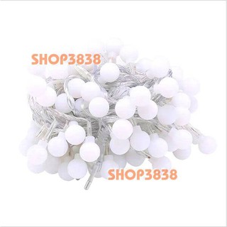 Lựa Nguồn (Pin- USB- Điện) Dây Đèn Led Bi Tròn Dài 6M - 40 Bóng