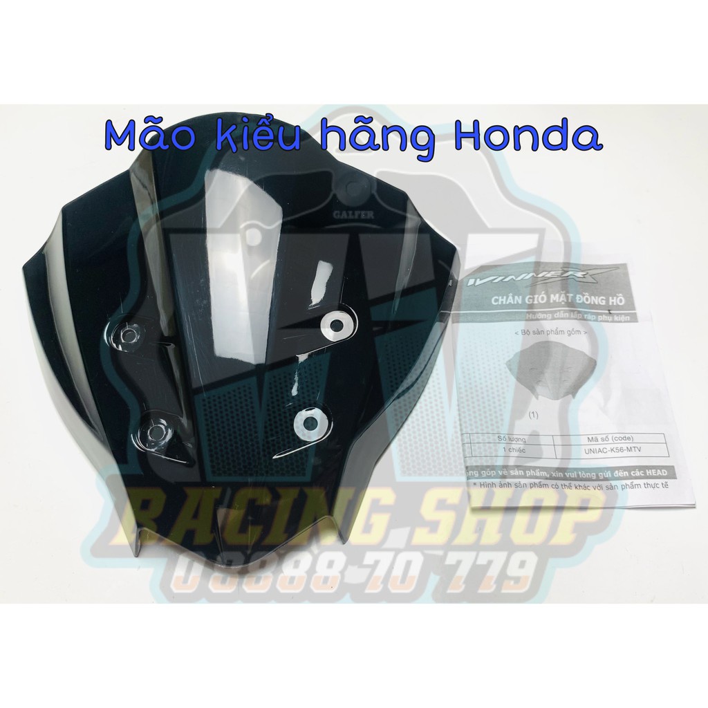 Mão Chắn Gió Winner X V2 Kiểu Hãng - Mão Kiểu Zin Honda CHo Winner X V2