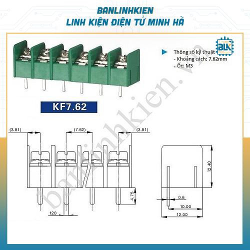 CON 2 KF7.62-2P 7.62MM (Xanh Thẳng) (5 chiếc)