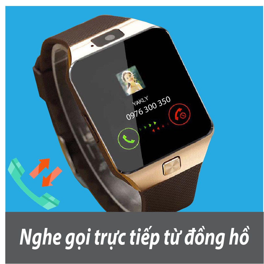 Đồng hồ thông minh Smartwatch DZ09 dùng sim + Tặng kèm con quay giảm stress